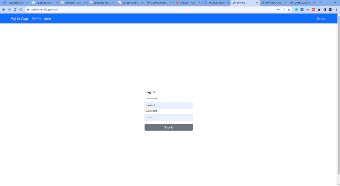 Login view for user authentication.